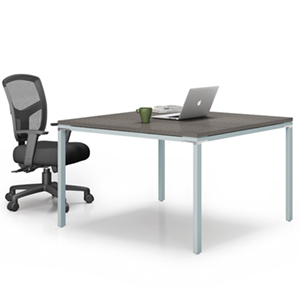 Modern Square Conference Table and Chairs Set