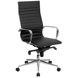 Modern Black Conference Chair, High Back Office Chair 