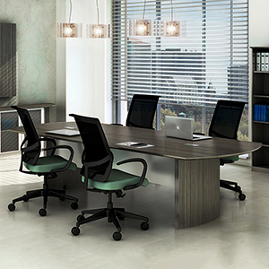 8 foot - 14 foot Modern Conference Table, Meeting Room Table