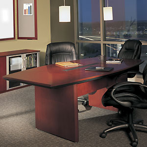 6' - 14' Large Conference Room Table, Boardroom Table