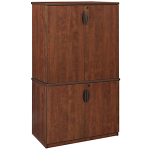 65"H Office Storage Cabinet, Modular and Stackable