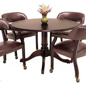 Round Conference Table And 4 Chairs