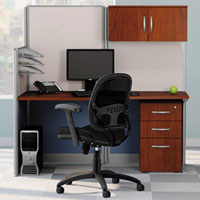 Modern Cubicle Workstation, Office Workstation with Panels 