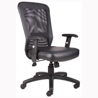 Modern Conference Chair, Mesh Back Office Chair