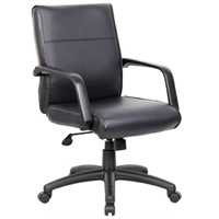 Leather Conference Chairs, Mid-Back Office Chair