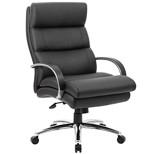 Modern Conference Chair, Big & Tall, 400 Pound Weight Capacity
