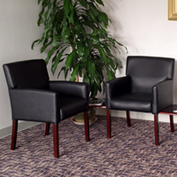 Waiting Room Guest Chairs with Optional Connecting End Tables