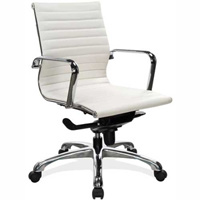 Modern White Conference Room Chairs, Designer Office Chairs 