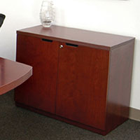 Small Credenza, 2 Door Office Cabinet