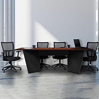 8FT Set 8ft with 6 Chairs, Artisan Grey Mahogany G11514B GOF 6FT Walnut Espresso Cherry 10FT Conference Table Chair 