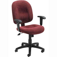 Office Task Chair in Red, Blue, Black, Grey or Beige Fabric